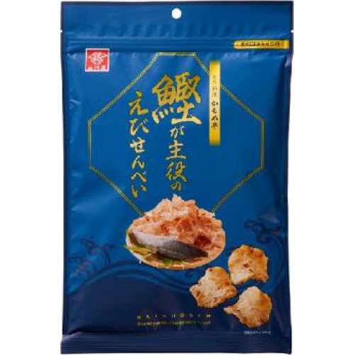 三河屋 鰹が主役のえびせんべい６０ｇ 【今月の特売 菓子】 □お取り寄せ品 【購入入数２４個】