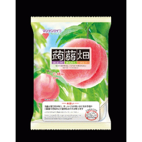 マンナンＬ 蒟蒻畑 白桃味２５ｇ×１０個 □お取り寄せ品 【購入入数１２個】