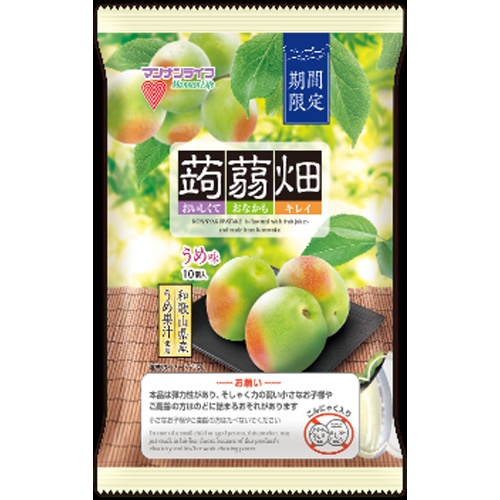 マンナンライフ 蒟蒻畑うめ味 ２５ｇ×１０ □お取り寄せ品 【購入入数１２個】