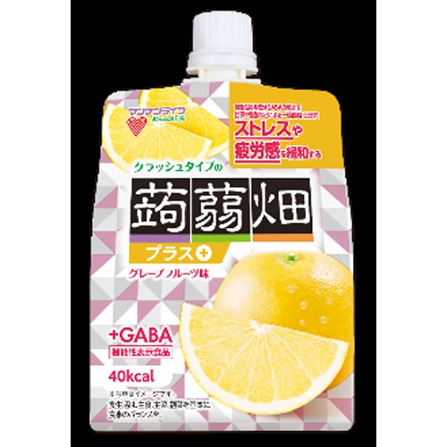 クラッシュタイプの蒟蒻畑プラスＧＦ １５０ｇ △ 【購入入数６個】