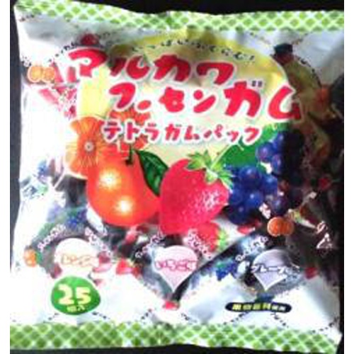 丸川製菓 テトラガムパック ２５個 □お取り寄せ品 【購入入数２０個】