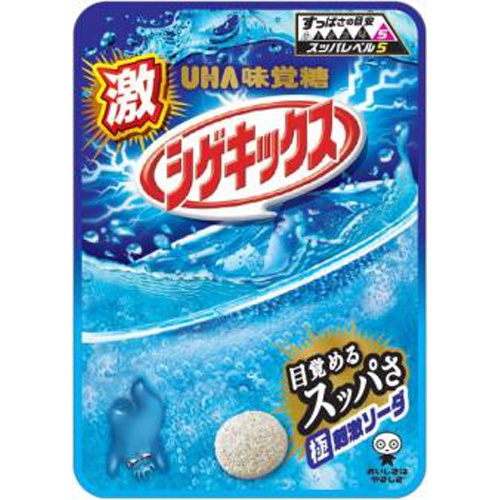 味覚糖 激シゲキックス 極刺激ソーダ２０ｇ △ 【購入入数１０個】