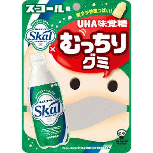 味覚糖 むっちりグミ スコール６４ｇ 【新商品 3/18 発売】 □お取り寄せ品 【購入入数８０個】