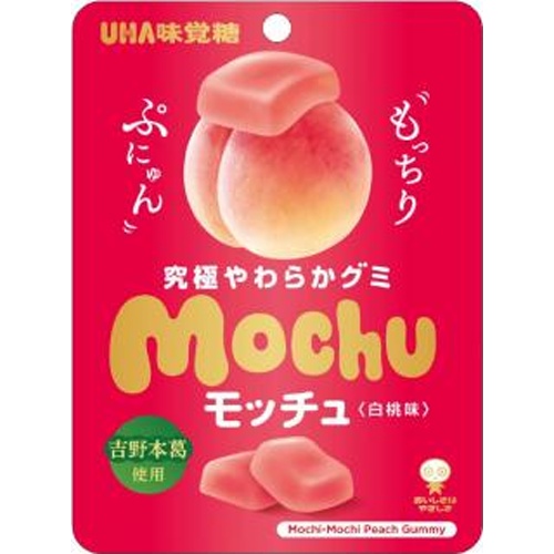 味覚糖 モッチュ 白桃味４５ｇ 【新商品 3/31 発売】 △ 【購入入数１０個】