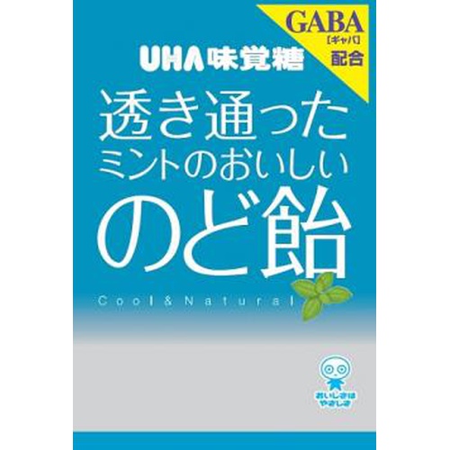 味覚糖 透き通ったミントのおいしいのど飴冷涼体感 □お取り寄せ品 【購入入数６個】