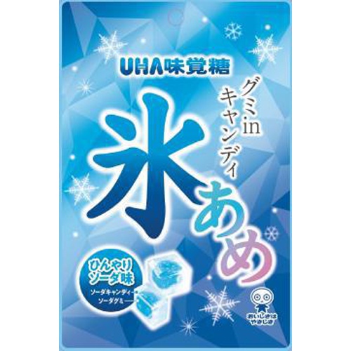 味覚糖 氷あめソーダ ６３ｇ △ 【購入入数６個】