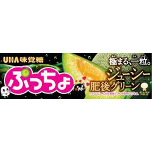 味覚糖 ぷっちょ ジューシー肥後グリーン１０粒 【新商品 3/11 発売】  【購入入数１０個】