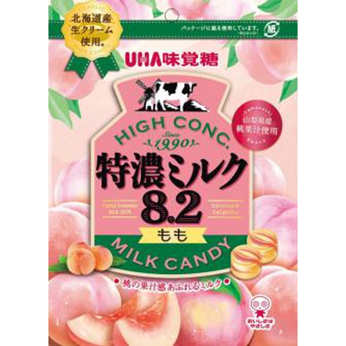 味覚糖 特濃ミルク８．２ もも７０ｇ 【今月の特売 菓子】 □お取り寄せ品 【購入入数７２個】