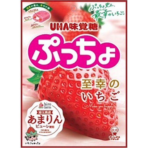 味覚糖 ぷっちょ袋至幸のいちご６７ｇ □お取り寄せ品 【購入入数６個】