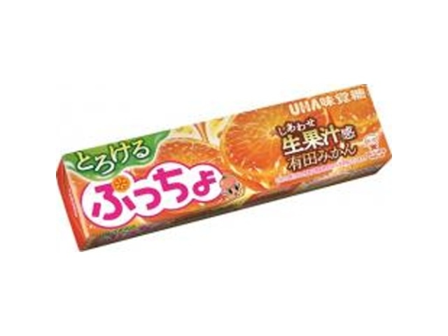 味覚糖 ぷっちょＳＴ とろける有田みかん１０粒 【新商品 9/8 発売】  【購入入数１０個】
