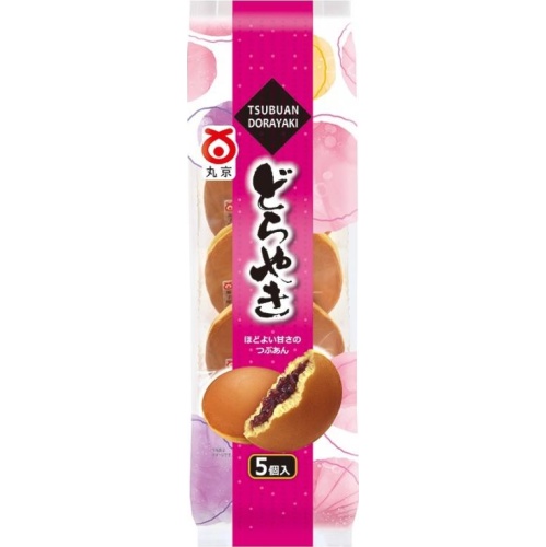 丸京 つぶあんどら焼き ５個 △ 【購入入数８個】