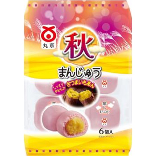 丸京 秋のまんじゅう ６個 □お取り寄せ品 【購入入数１２個】
