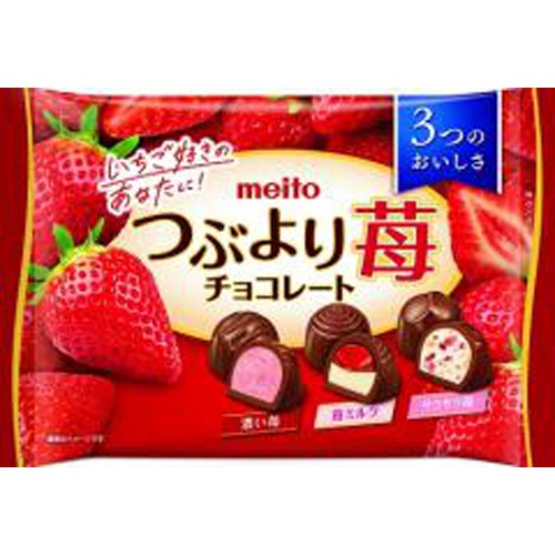 名糖 つぶより苺チョコレート １１８ｇ 【今月の特売 菓子】 【購入入数１８個】