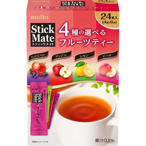 名糖 スティックメイトフルーツティーアソート２４Ｐ △ 【購入入数６個】