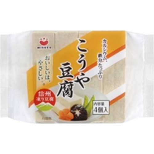 みすず こうや豆腐４個ポリ ６６ｇ △ 【購入入数１０個】