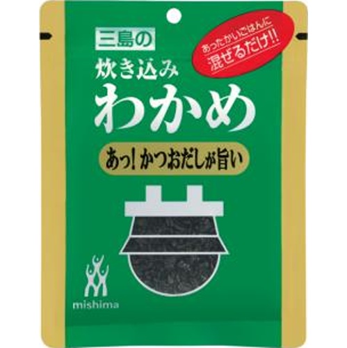 三島 炊き込みわかめ あっ！かつおだしが旨い１８ｇ 【今月の特売 乾物】 □お取り寄せ品 【購入入数６０個】