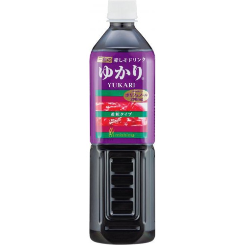 三島 赤しそドリンクゆかり Ｐ９００ｍｌ □お取り寄せ品 【購入入数６個】