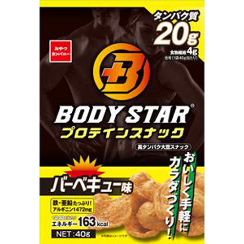 おやつカンパニー ボディスタープロテインバーベキュー味 □お取り寄せ品 【購入入数２４個】