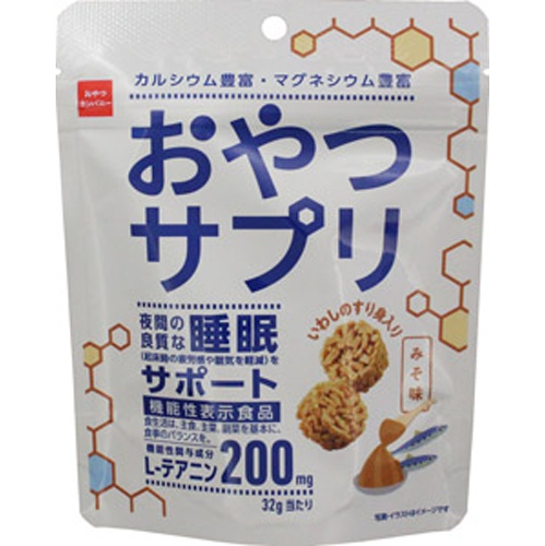 おやつカンパニー おやつサプリ みそ味３２ｇ □お取り寄せ品 【購入入数２４個】