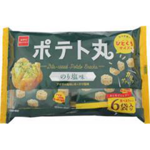 おやつカンパニー ポテト丸 のり塩味6袋入 【新商品 3/6 発売