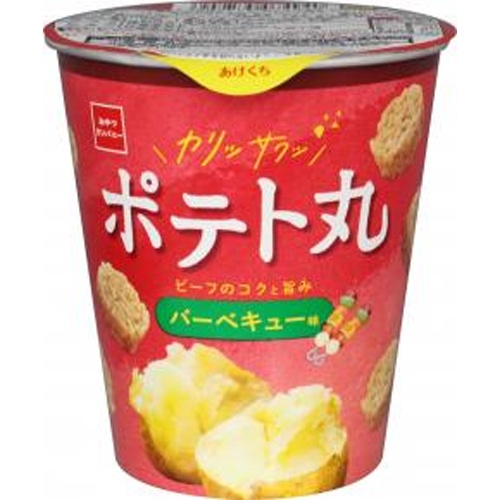 おやつカンパニー ポテト丸 バーベキュー味５５ｇ △ 【購入入数１２個】