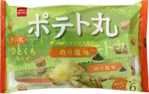 おやつカンパニー ポテト丸コンソメ風味のり塩味６袋入り 【新商品 9/1 発売】 【今月の特売 菓子】 □お取り寄せ品 【購入入数１５個】