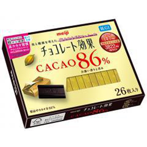 明治 チョコレート効果カカオ８６％ ２６枚 △ 【購入入数６個】