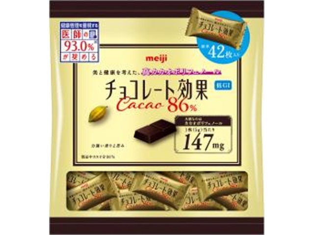 明治 チョコレート効果カカオ８６％ 大袋２１０ｇ  【購入入数１２個】