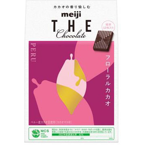 明治 ザ・チョコレート フローラルカカオ４２ｇ △ 【購入入数７個】