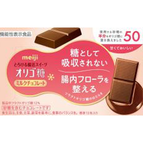 明治 オリゴ糖ミルクチョコレート５０ ６５ｇ □お取り寄せ品 【購入入数６０個】
