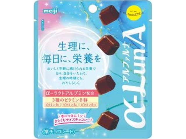 明治 フェムニケアフード α－ＬｕｎＡチョコレート 【新商品 10/7 発売】 △ 【購入入数１０個】