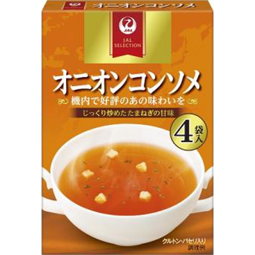 明治 ＪＡＬオニオンコンソメ ４袋入 □お取り寄せ品 【購入入数４０個】