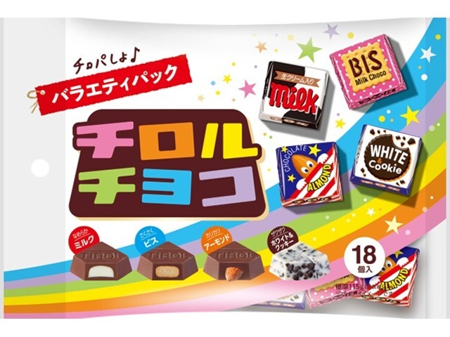 チロルチョコ バラエティパック１８個 【新商品 9/1 発売】 □お取り寄せ品 【購入入数４０個】