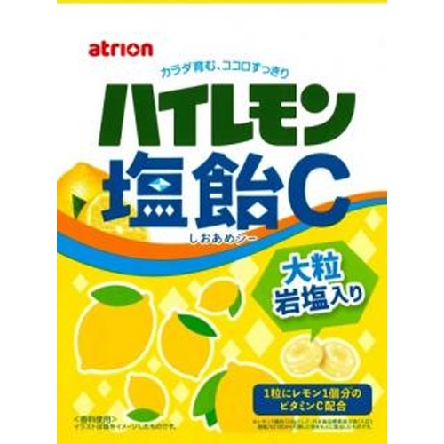 アトリオン ８４ｇハイレモン塩飴Ｃ 【新商品 3/25 発売】 △ 【購入入数６個】