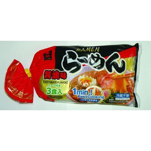 都一 ＬＬらーめん醤油味 ３食 □お取り寄せ品 【購入入数１０個】