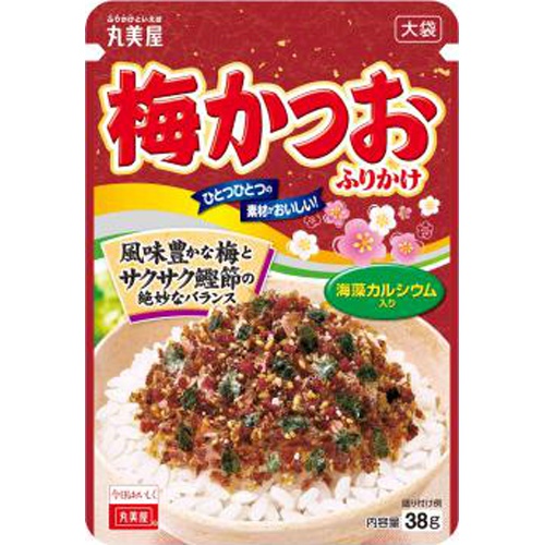 丸美屋 梅かつおふりかけ 大袋３８ｇ □お取り寄せ品 【購入入数８０個】