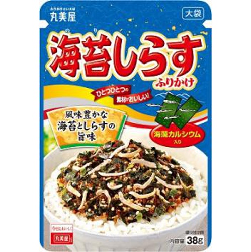 丸美屋 海苔しらすふりかけ 大袋３８ｇ □お取り寄せ品 【購入入数８０個】