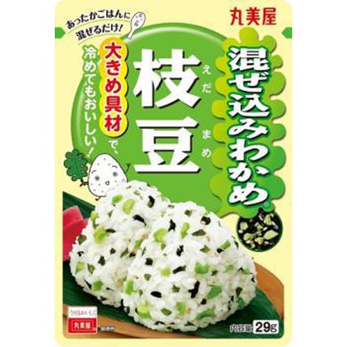 丸美屋 混ぜ込みわかめ 枝豆２９ｇ △ 【購入入数１２０個】