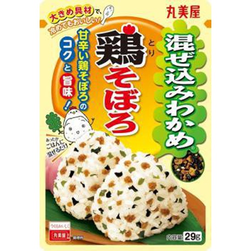 丸美屋 混ぜ込みわかめ 鶏そぼろ２９ｇ □お取り寄せ品 【購入入数１２０個】