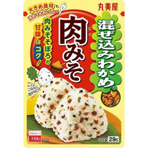 丸美屋 混ぜ込みわかめ 肉みそ２９ｇ □お取り寄せ品 【購入入数１２０個】