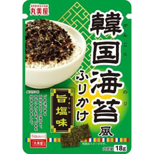 丸美屋 韓国海苔風ふりかけ 旨塩味１８ｇ □お取り寄せ品 【購入入数１２０個】