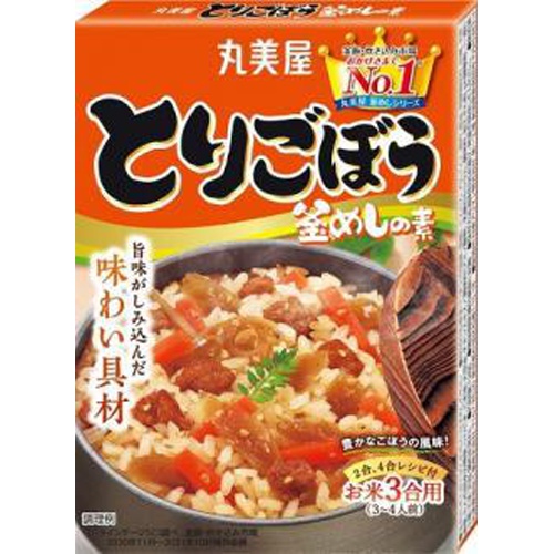 丸美屋 とりごぼう釜めしの素 １２８ｇ 【今月の特売 インスタント】 □お取り寄せ品 【購入入数６０個】