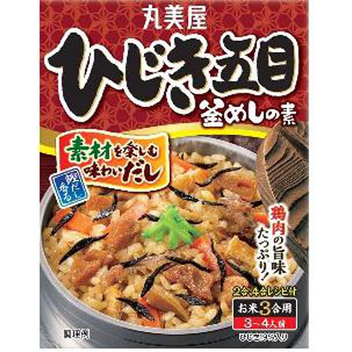 丸美屋 ひじき五目釜めしの素 ２１５ｇ □お取り寄せ品 【購入入数４０個】