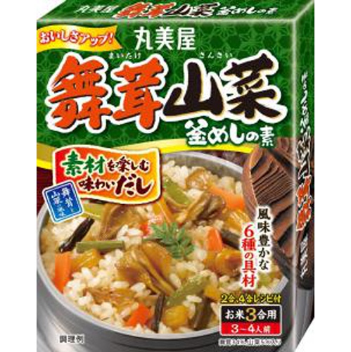 丸美屋 舞茸山菜釜めしの素 １８５ｇ □お取り寄せ品 【購入入数４０個】