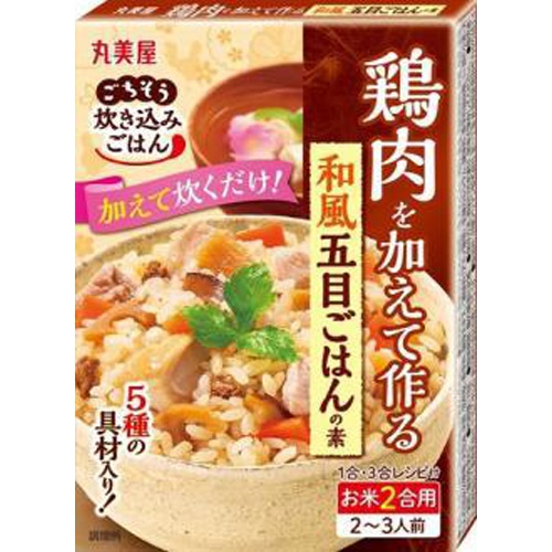 丸美屋 鶏肉を加える和風五目ごはんの素 ２合用 □お取り寄せ品 【購入入数６０個】