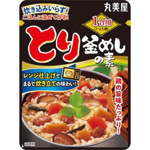 丸美屋 混ぜて作るとり釜めしの素１合用 □お取り寄せ品 【購入入数６０個】