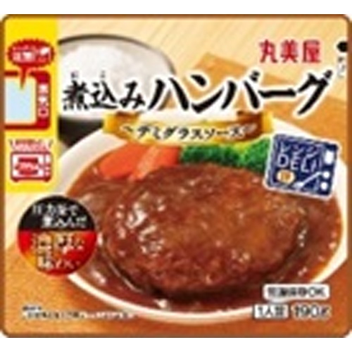 丸美屋 レンジＤＥＬＩ ハンバーグデミ１９０ｇ □お取り寄せ品 【購入入数３０個】