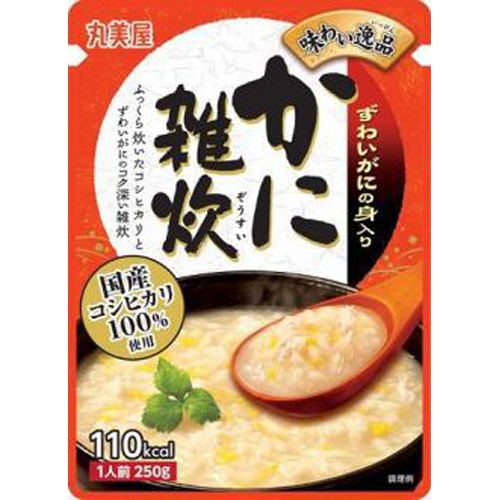 丸美屋 味わい逸品 かに雑炊２５０ｇ □お取り寄せ品 【購入入数３０個】