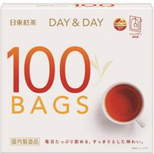 日東 ＤＡＹ＆ＤＡＹティーバッグ１００袋 【今月の特売 嗜好飲料】 【購入入数１２個】