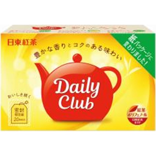 日東紅茶 デイリークラブティーバッグ ２０Ｐ □お取り寄せ品 【購入入数４８個】